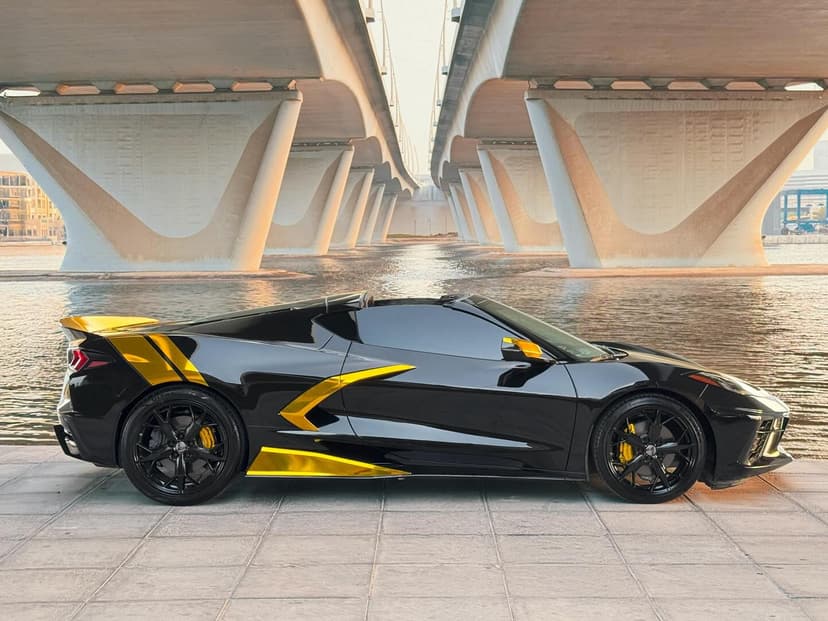 Car from the BOYZ TOYZ rental fleet in Dubai