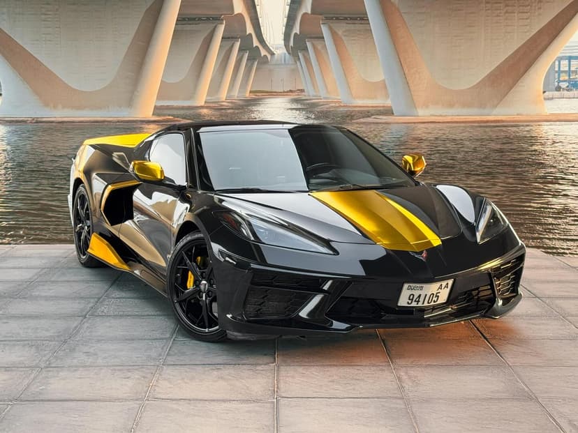 Car from the BOYZ TOYZ rental fleet in Dubai