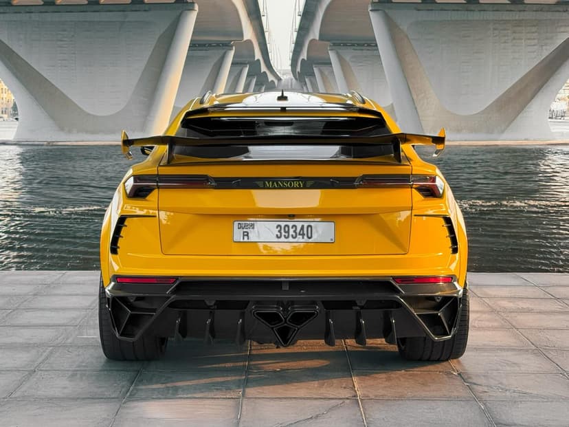Car from the BOYZ TOYZ rental fleet in Dubai
