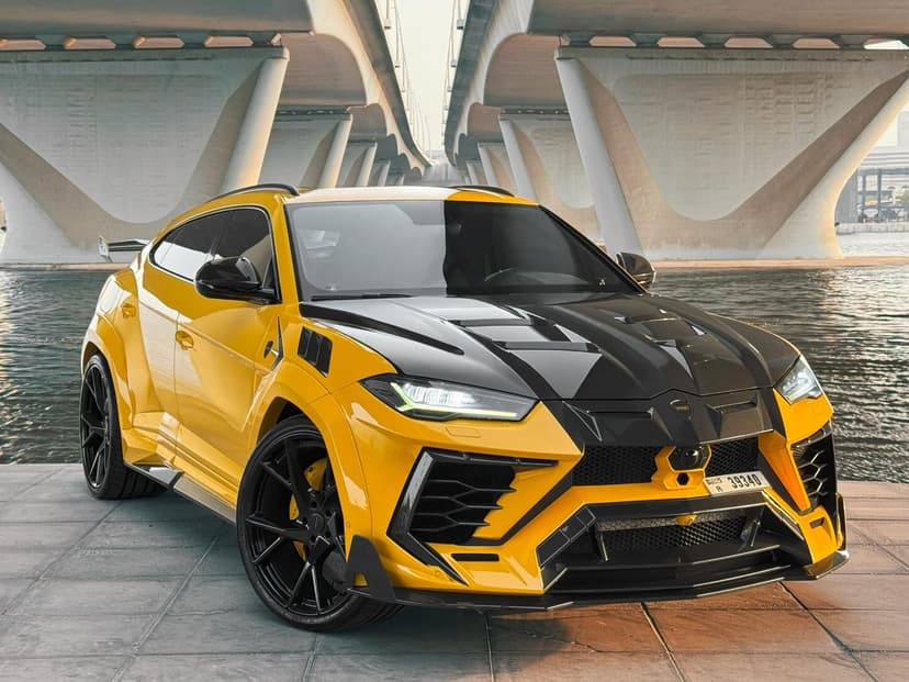 Car from the BOYZ TOYZ rental fleet in Dubai