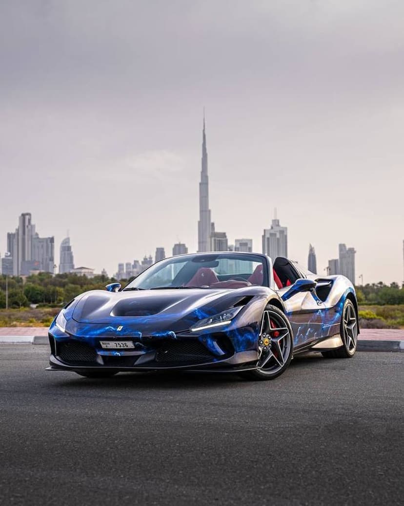 Car from the BOYZ TOYZ rental fleet in Dubai