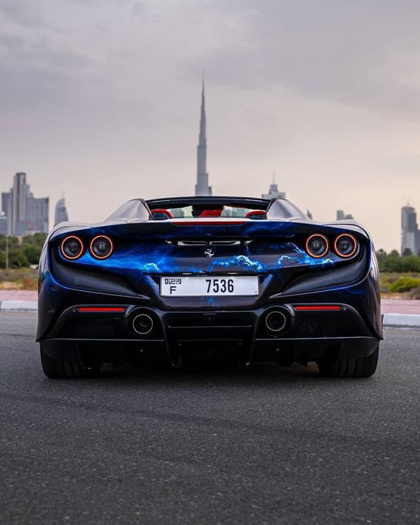 Car from the BOYZ TOYZ rental fleet in Dubai