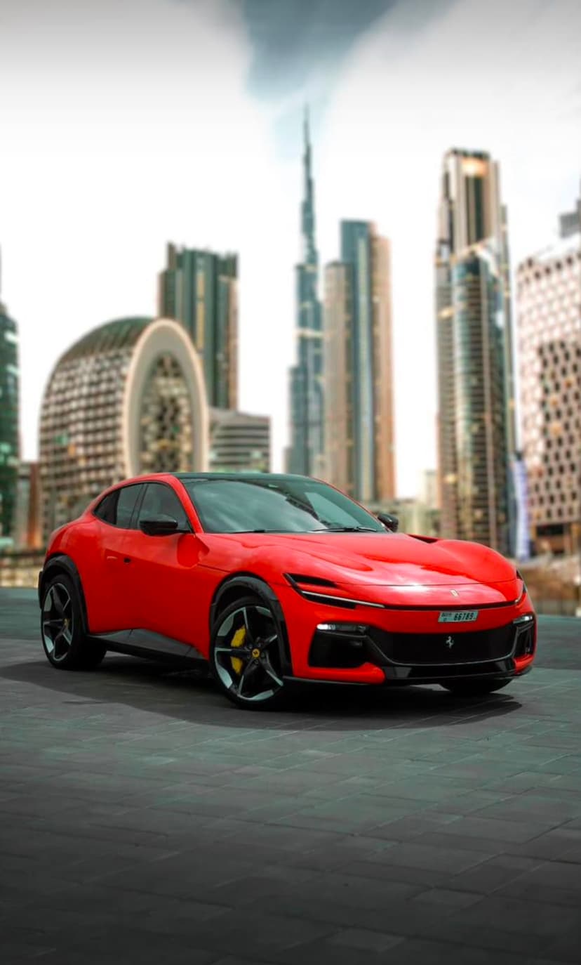 Car from the BOYZ TOYZ rental fleet in Dubai