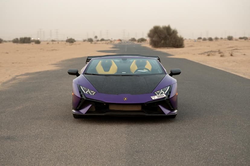Car from the BOYZ TOYZ rental fleet in Dubai