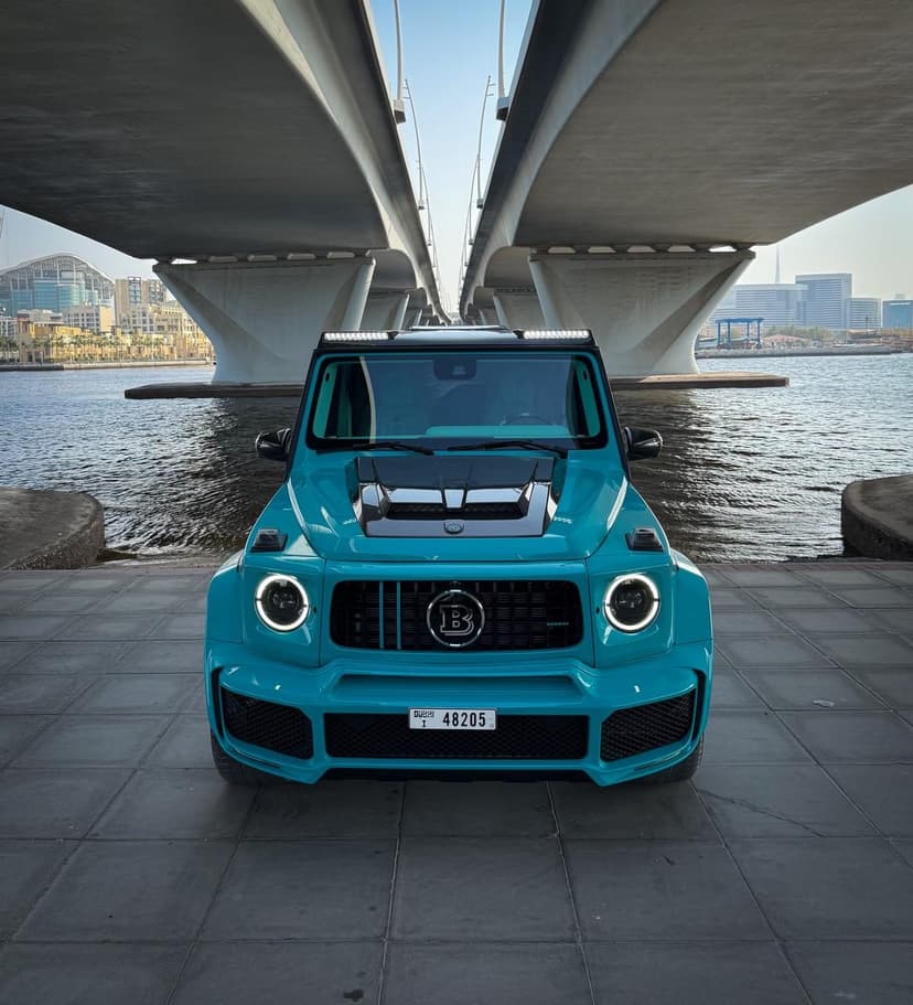 Car from the BOYZ TOYZ rental fleet in Dubai